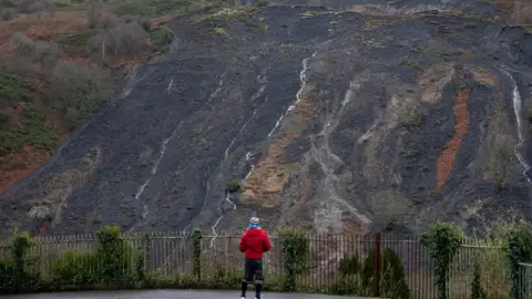 Getty Images The landslip at Tylorstown