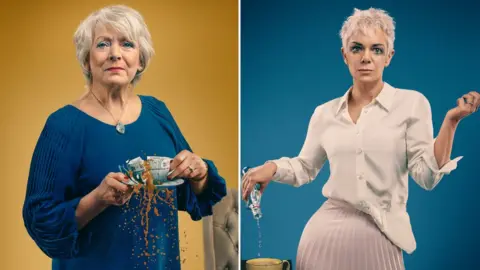 BBC Alison Steadman as Gail and Victoria Hamilton as Belle