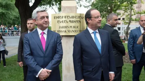 AFP Yerevan opening of Missak Manouchian Park, 13 May 14