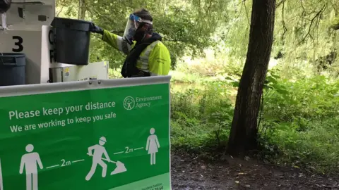 Environment Agency Staff stocking