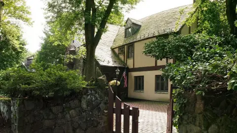 Getty Images House in Longfellow Avenue, Todt Hill, Staten Island used as the main Corleone family residence in The Godfather