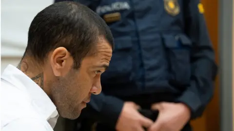 Footballer Dani Alves's rape trial begins in Spain