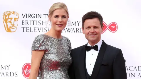 PA Declan Donnelly with wife Ali Astall