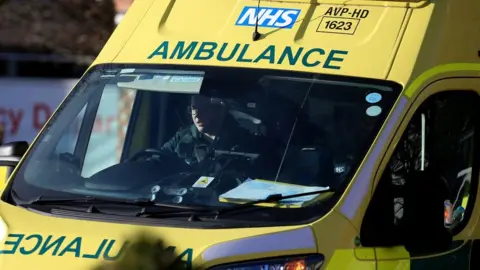  Anadolu Agency / Contributor (via Getty) A Yorkshire ambulance
