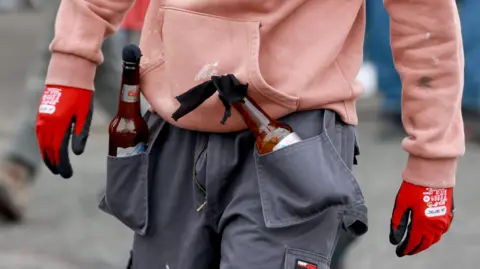 PA Petrol bombs in trouser pockets in Creggan