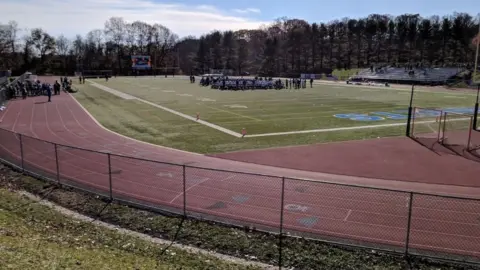 Google Maps the school track