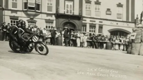 MNH J H W Greenwood, winner of the 1933 Senior Manx Grand Prix