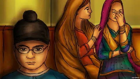 Vik Kainth Jasvir as a boy