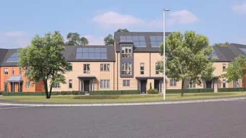 City of Lincoln Council Artists impression of development