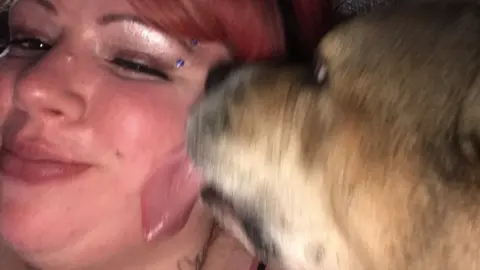 Monica Mathis Monica Mathis and her dog Hazel