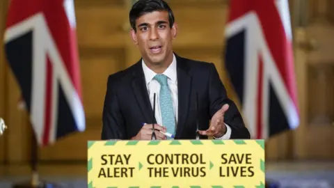 EPA Rishi Sunak when he was Chancellor