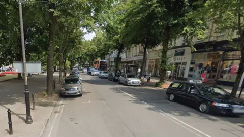 Google Google maps image of the Promenade in Cheltenham