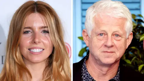 Getty Images Stacey Dooley and Richard Curtis