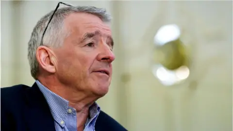 Getty Images Ryanair boss Michael O'Leary has criticised the plans