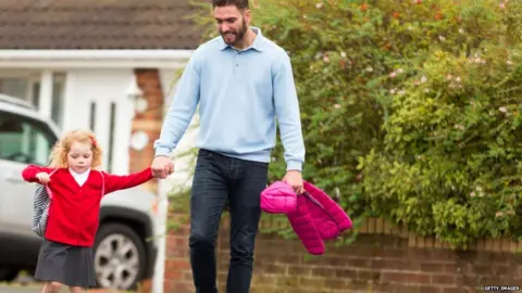 Getty Images dad and child