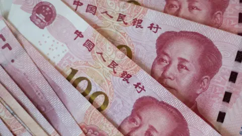 Getty Images Yuan notes