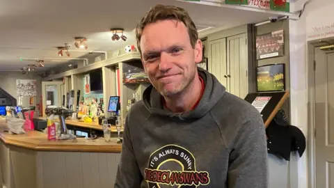 BBC Wayne Jones, landlord of the Turf pub