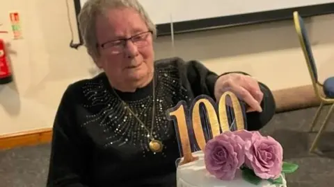 Gibbs family Lily Gibbs at her 100th birthday celebrations