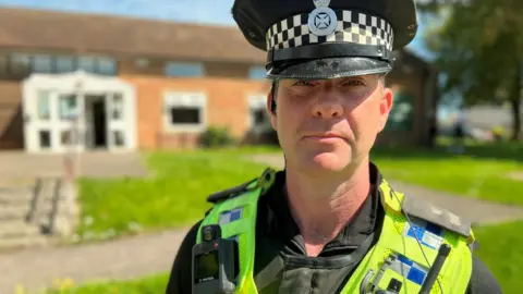 PC Dave Thompson, neighbourhood officer for Penhill in uniform