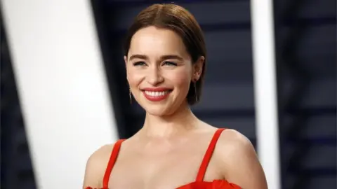 Reuters Emilia Clarke at the Academy Awards in February