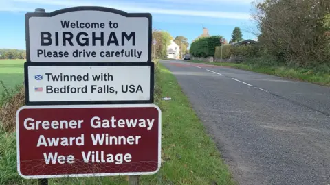 BBC Birgham entry sign