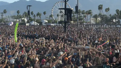 Getty Images Crowd at Coachella festival