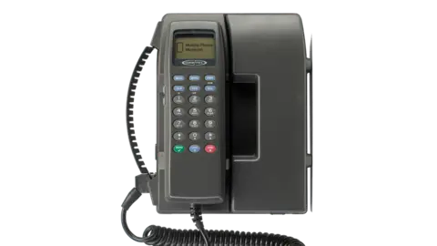 Ben wood The first text message was sent to this model of phone - the Orbitel 901.