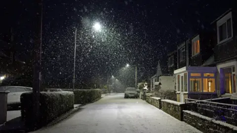 Nithy/BBC Weather Watchers snow in Dumfries