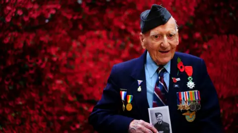 PA Media 98-year-old D-Day Veteran Bernard Morgan