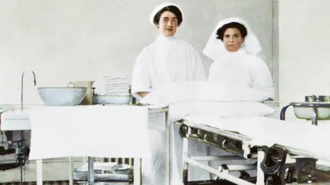 Private collection  Two nurses