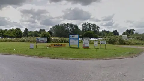 Google Entrance of Henstridge Airfield