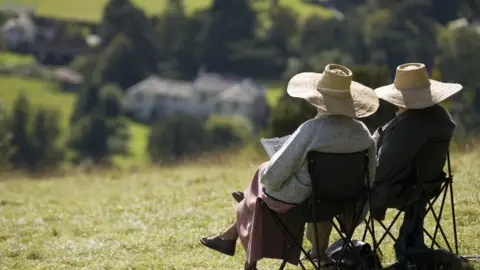 Getty Images Pensioners and view