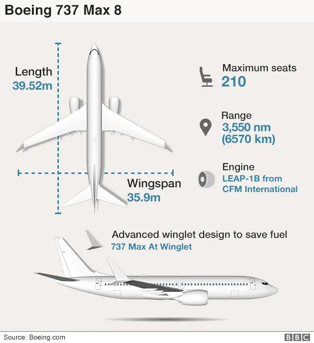 Graphic: Boeing 737 Max 8