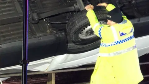 West Yorkshire Fire and Rescue Scene of crash