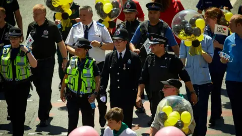 Mark Waugh emergency services on parade