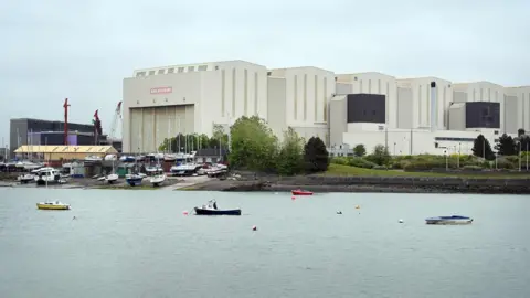 AFP/Getty Images BAE Systems' Barrow shipyard