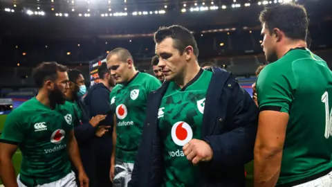 Ireland players dejected