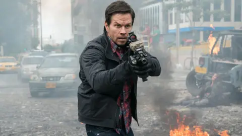 Getty Images Mark Wahlberg as James Silva in Mile 22