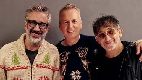 Joe Magowan David Baddiel, Frank Skinner and Ian Broudie