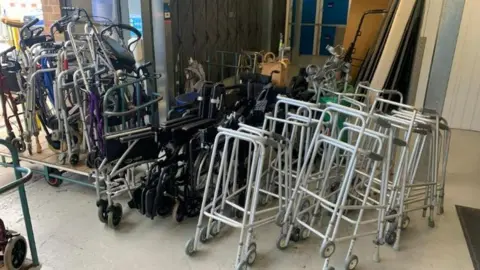 Ukraine Relief Wheelchairs and walking aids