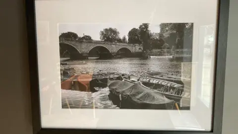 OLI CONSTABLE/BBC Boats on the River Thames in Richmond