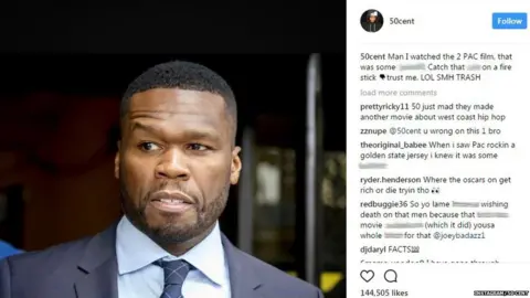 Instagram/50 Cent 50 Cent's Instagram post.