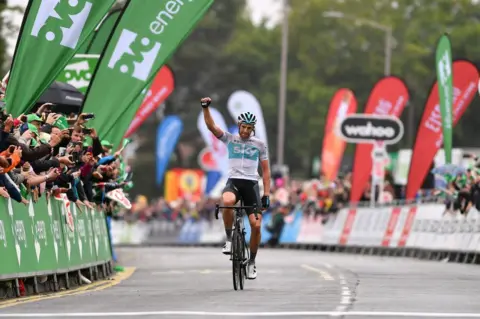 Getty Images Ian Stannard of Great Britain and Team Sky during the 15th Tour of Britain 2018