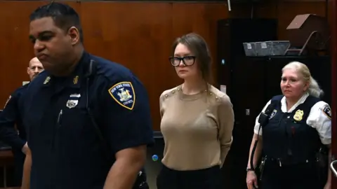 AFP Anna Sorokin, better known as Anna Delvey, during her trial at New York State Supreme Court in New York on April 11, 2019