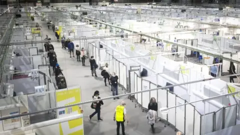 PA Media Louisa Jordan vaccination centre