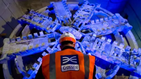 AFP Crossrail construction worker