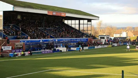 Queen of the South FC Palmerston Park stand