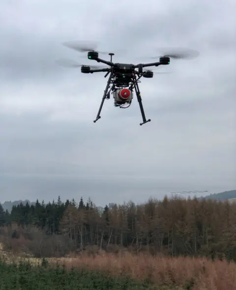 GeoAerospace drone surveying forest