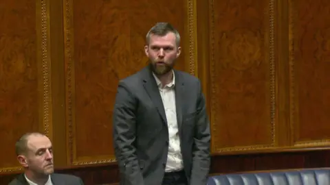 Stormont Assembly West Belfast MLA Gerry Carroll