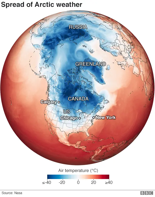 Polar vortex brings deadly cold snap to US states